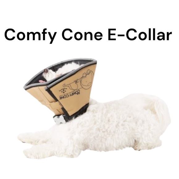 New Comfy Cone Tan E-Collar For Dogs Size Medium (20 cm) - Picture 8 of 13